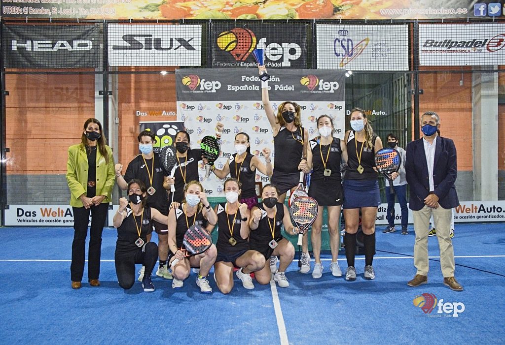 Pádel Ibiza Indoor campeonas del Campeonato de España de pádel por equipos de segunda