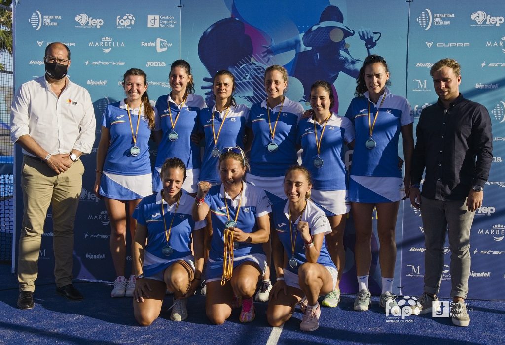 Selección italiana femenina Campeonato de Europa de Pádel 2021