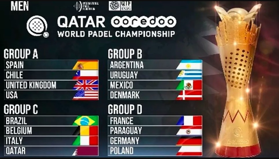 Cuadro de la selección española masculina en el Mundial de Qatar