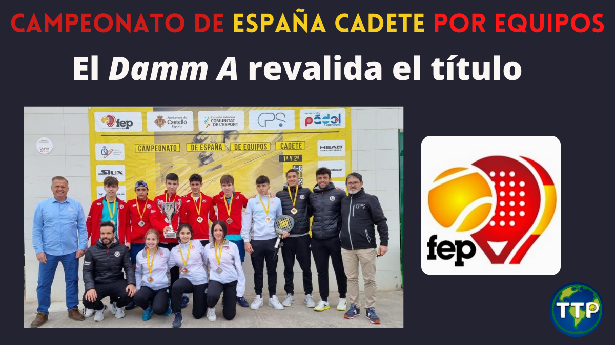 Portada Campeonato de España Cadete por Equipos