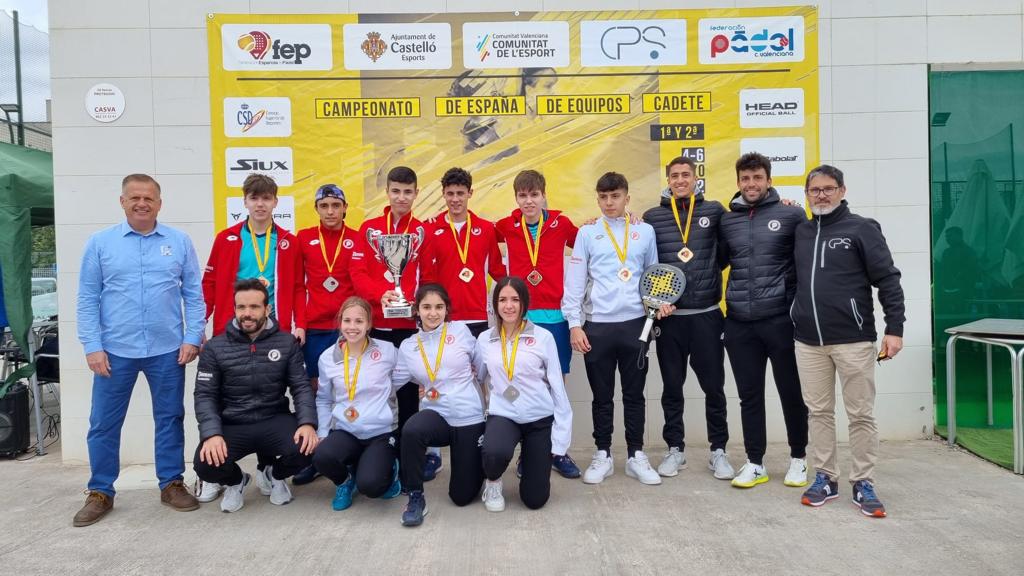 Equipo Damm A en el Campeonato de España Cadete por equipos 2022
