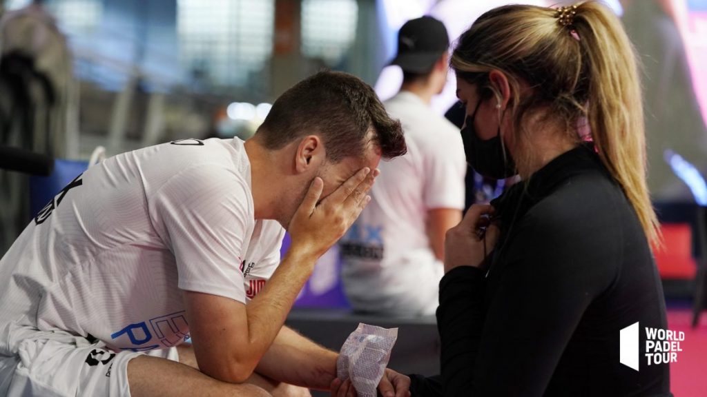 Lesión de Javi Rico en los dieciseisavos del WPT Alicante Open 2022