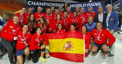 España doble campeona mundial de pádel en veteranos 2022