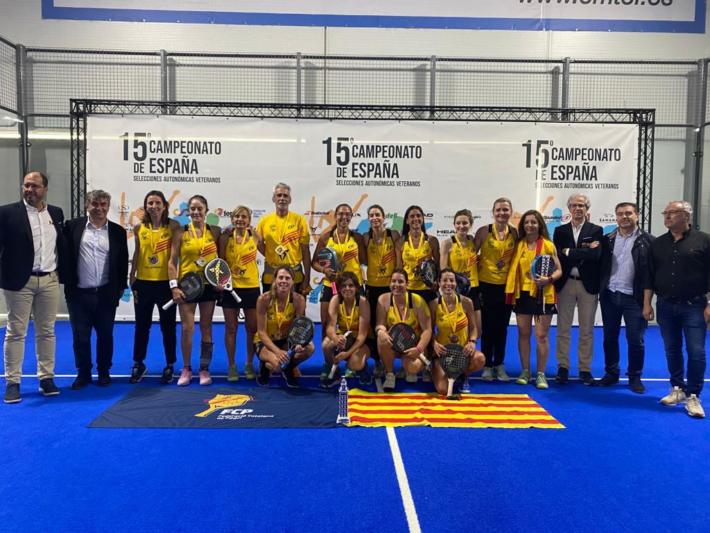 Selección femenina de Cataluña de veteranas, campeonas de España 2022