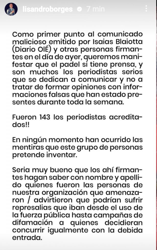 Declaraciones de Lisandro Borges tras el WPT Buenos Aires Master 2022 (1)