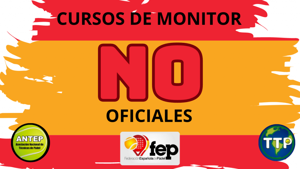 Cursos de monitor de pádel no oficiales