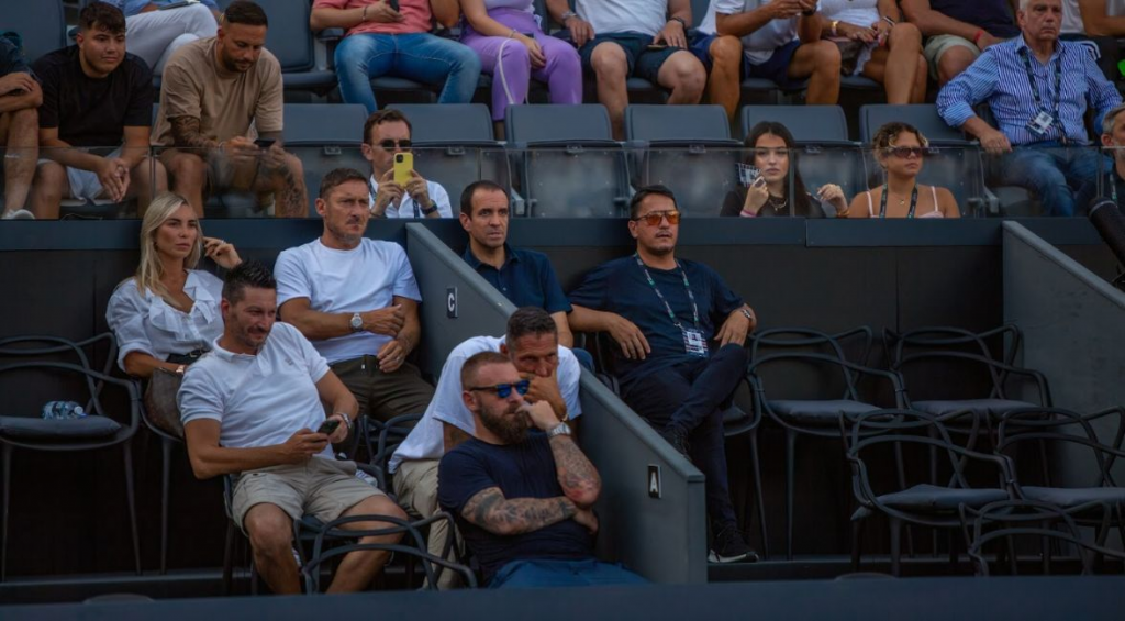 Francesco Totti, Marco Materrazi y Daniele De Rossi Premier Padel Italia