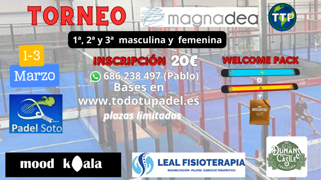 I Torneo Magna Dea Todo Tu Padel 2024