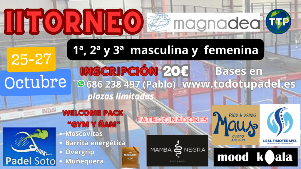 II Torneo Magna Dea Todo Tu Pádel