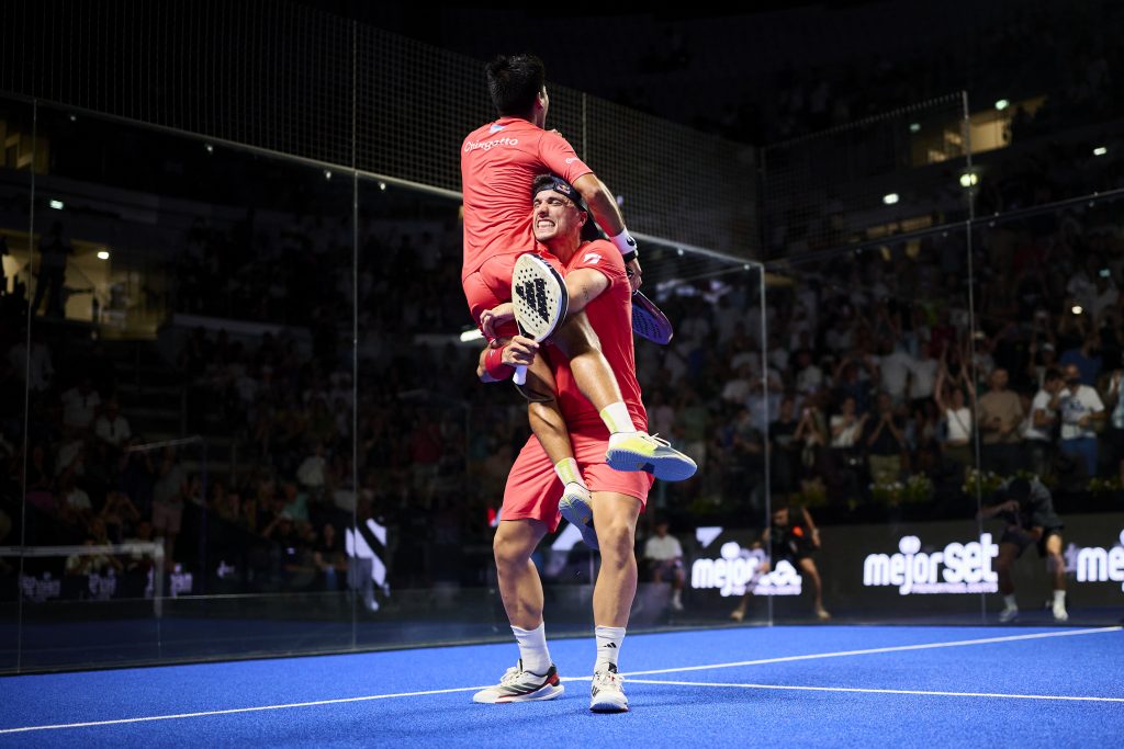 Victoria de Chingalán en el Italy Major Premier Padel 2025