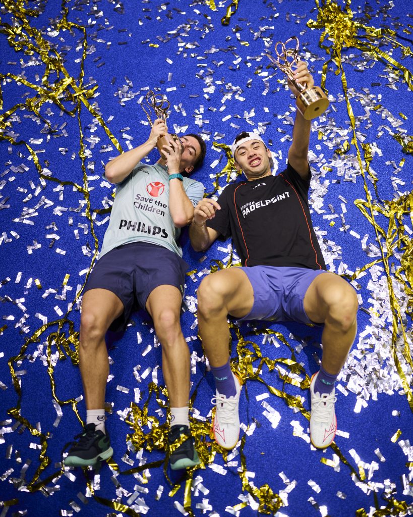 Augsburger y Di Nenno campeones en el Madrid Premier Padel P1 2025 (Foto de Premier Padel)