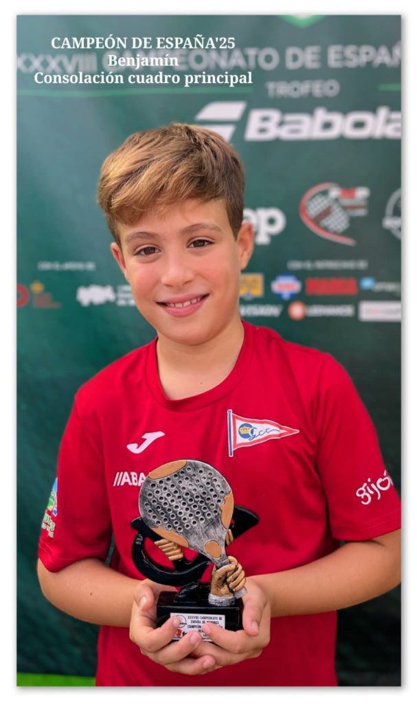 Hugo Hernández, campeón de consolación benjamín