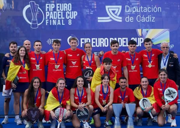 FIP Euro Padel Cup: españa doble campeona