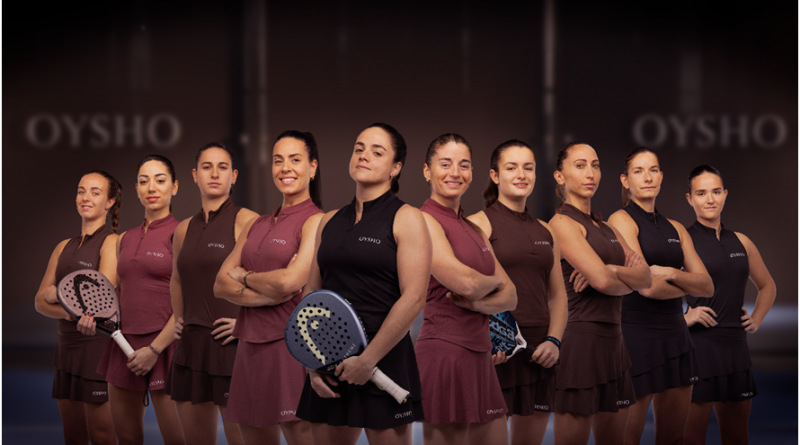Jugadoras pádel Oysho 2026