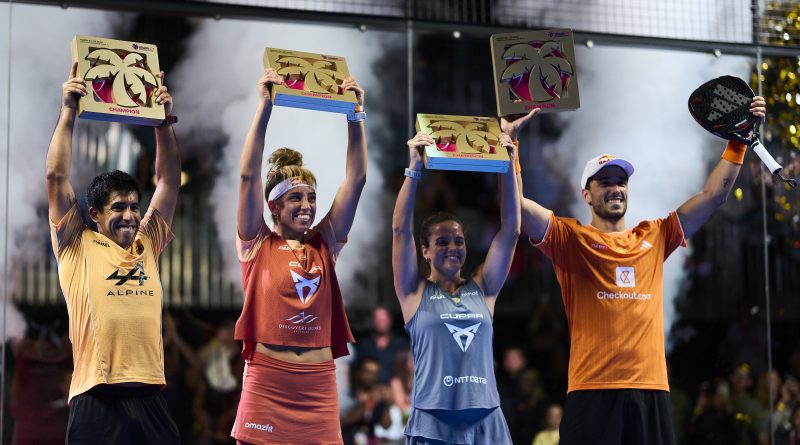 Parejas campeonas en el Miami Premier Padel P1 2026