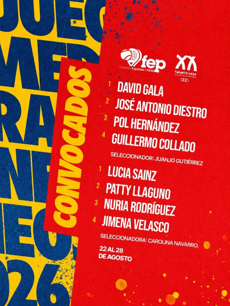 España Juegos Mediterráneos Pádel 2026
